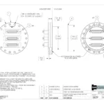 PAVE 5839 Hermetic DB Connectors Drawing